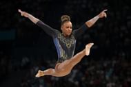 Rebecca Andrade during the Artistic Gymnastics competition at the Olympic Games Paris 2024 |Getty